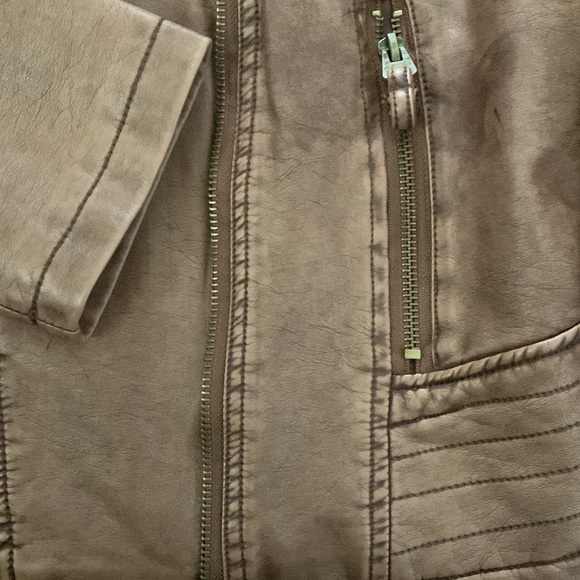 Faux Leather Jacket - Picture 3 of 4